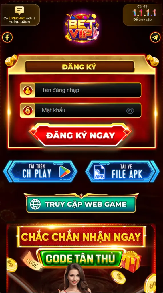 Tải Betvip cho Android