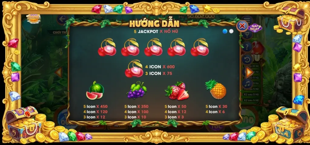 Hướng Dẫn Hoa Quả Betvip