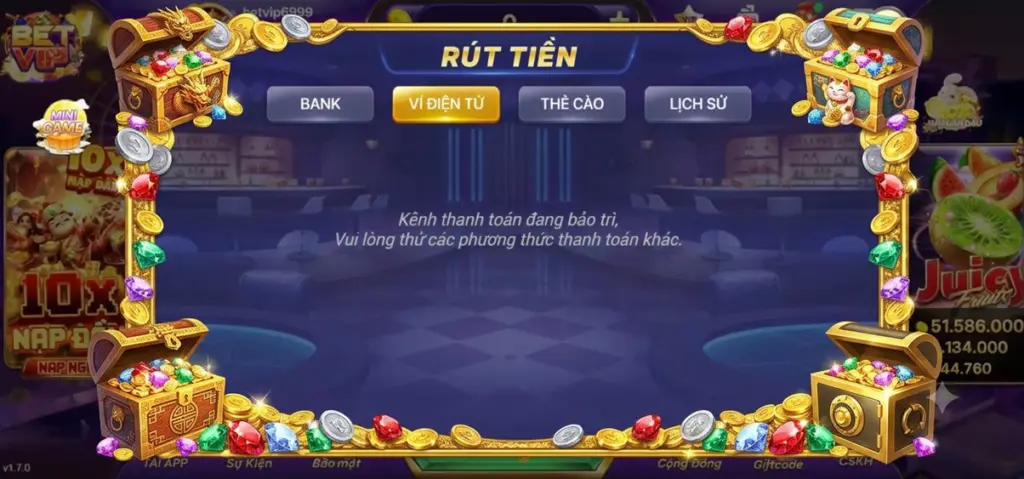 Rút Tiền Qua Momo Tại Betvip