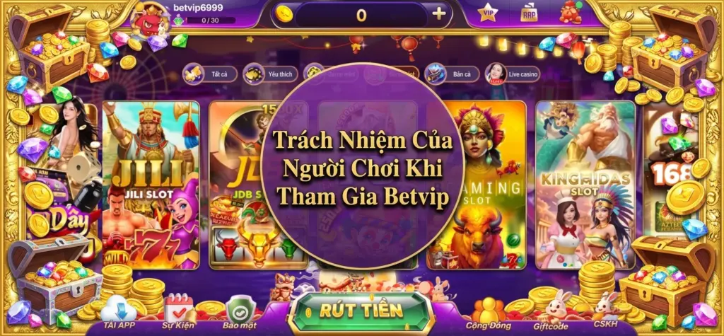 Trách Nhiệm Của Người Chơi Khi Tham Gia Betvip